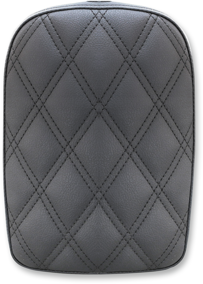 SADDLEMEN Detachable Pillion Pad - Lattice Stitched - Black SA1023