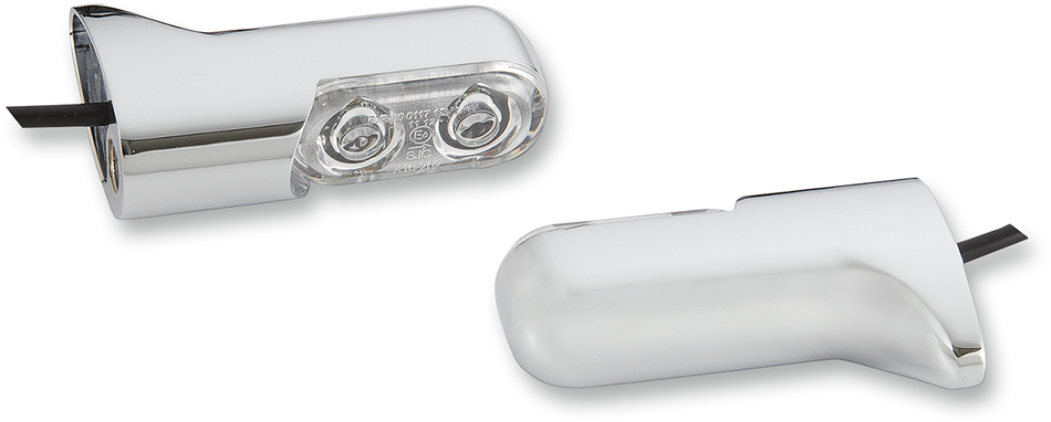 ARLEN NESS Accessory Marker Lights - Red/Rear - Chrome 12-740