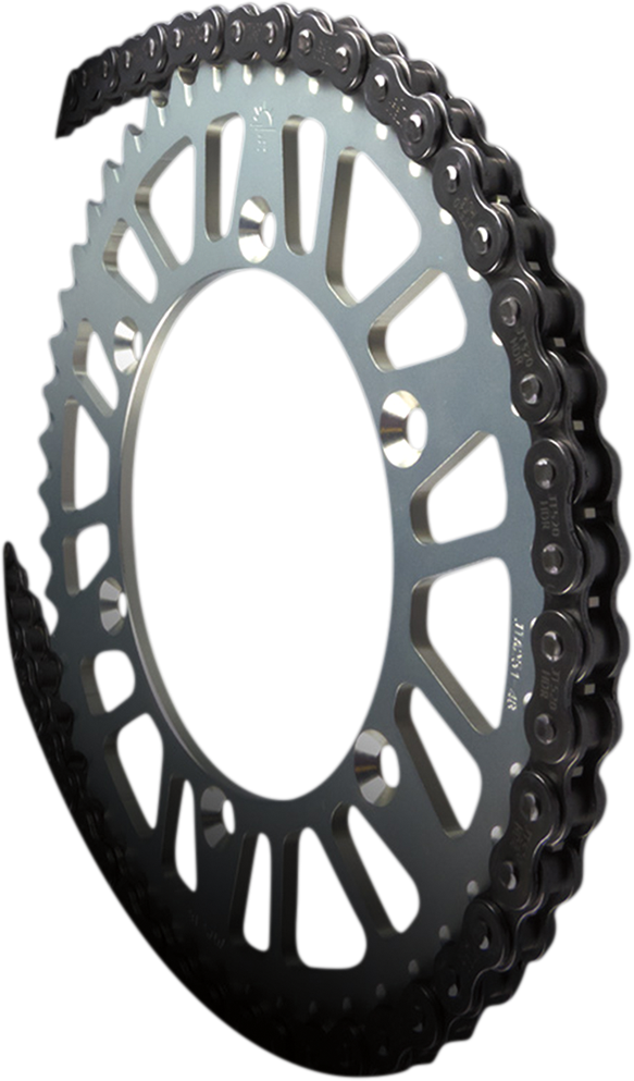 JT CHAINS 428 HDR - Heavy Duty Drive Chain - Steel - 132 Links JTC428HDR132SL