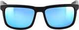 100% Blake Sunglasses - Matte Black - HiPER Blue Mirror 60028-00001