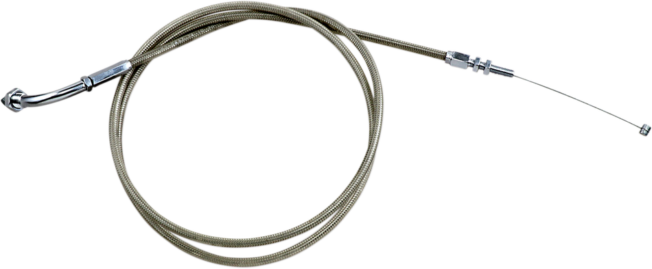 MOTION PRO Throttle Cable - Pull - VTX18 - Stainless Steel 62-0417
