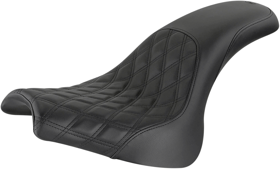SADDLEMEN Profiler Seat - Front Lattice/Rear Smooth - Black - FXFB/S 818-28-149