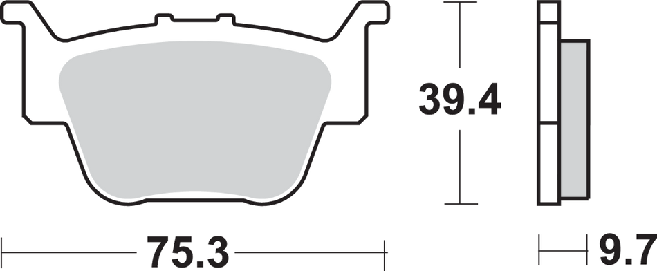 SBS Off-Road Sintered Brake Pads - Honda 813SI
