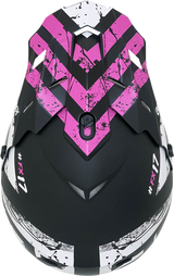 AFX FX-17Y Helmet - Attack - Matte Black/Fuchsia - Large 0111-1413