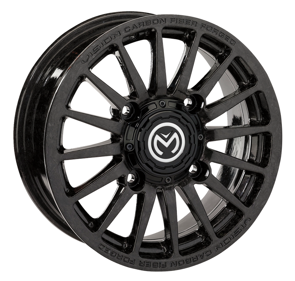 MOOSE UTILITY Wheel - 325X Carbon Fiber - Front/Rear - Black - 15x6 - 4/156 - 5+1 325-1561565-150