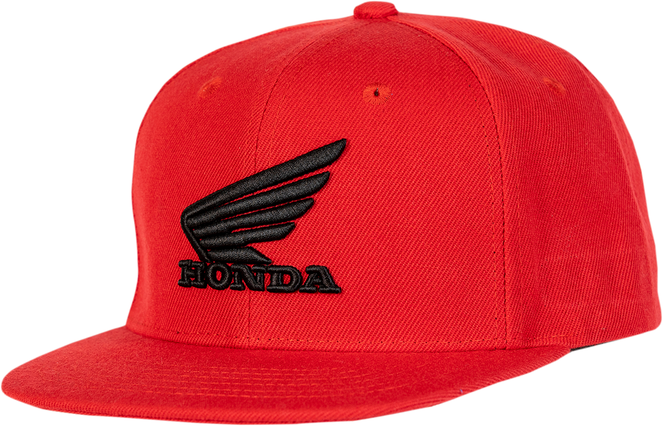 D'COR VISUALS Honda Wing II Hat - Red - One Size 70-128-1