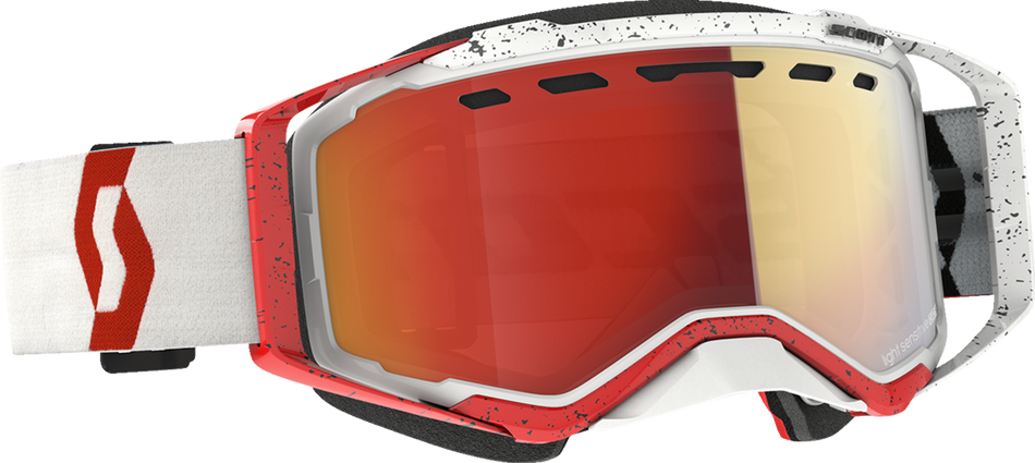 Gafas de nieve SCOTT Prospect - Sensibles a la luz - Blanco/Rojo - Rojo cromado 278603-1030341 