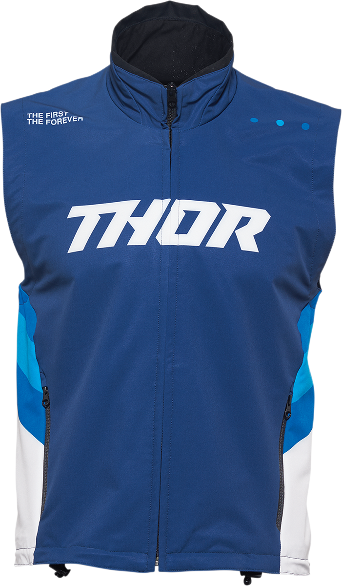 THOR Aufwärmweste - Marineblau/Weiß - XL 2830-0604 