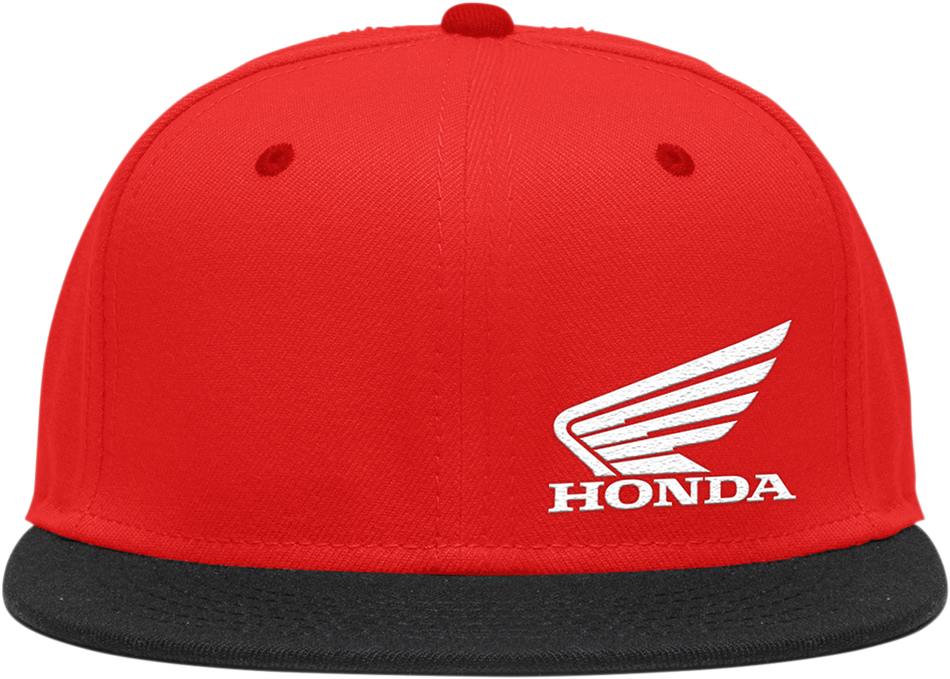 D'COR VISUALS Honda Wing Hat - Red/Black - One Size 70-108-1