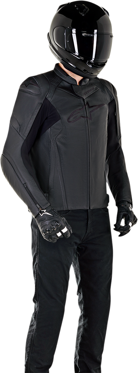 ALPINESTARS Faster v2 Leather Jacket - Black - US 42 / EU 52 3103521-1100-52