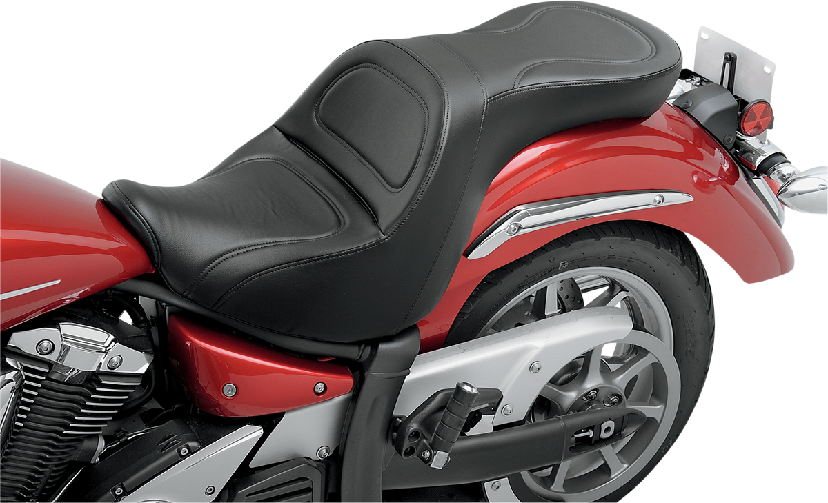 SADDLEMEN Seat - Explorer - without Backrest - Stitched - Black - XVS1300 Y07-13-029