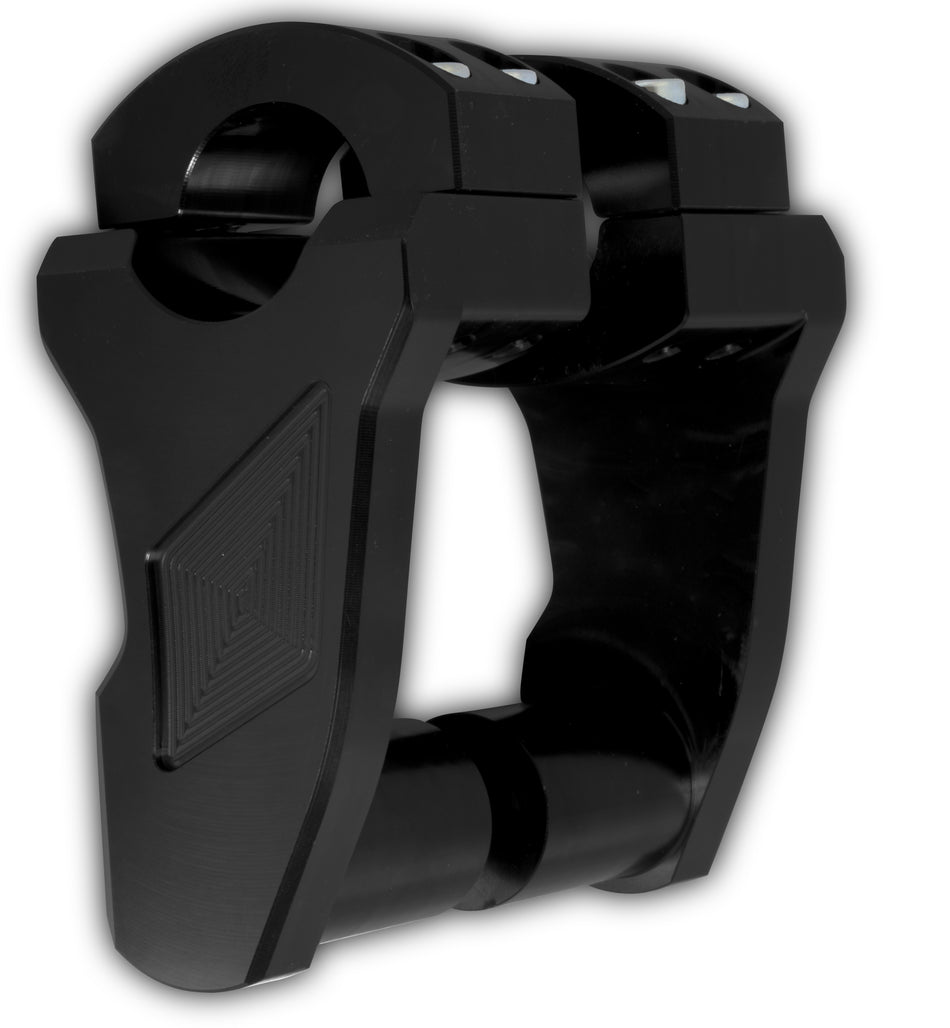 ROX Pivoting Handlebar Riser Black 3" Rise 4R-P3RX-01