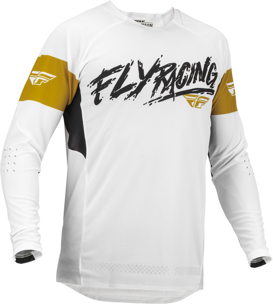 FLY RACING Evolution Dst L.E. Brazen Jersey White/Gold/Black 2x 376-1242X
