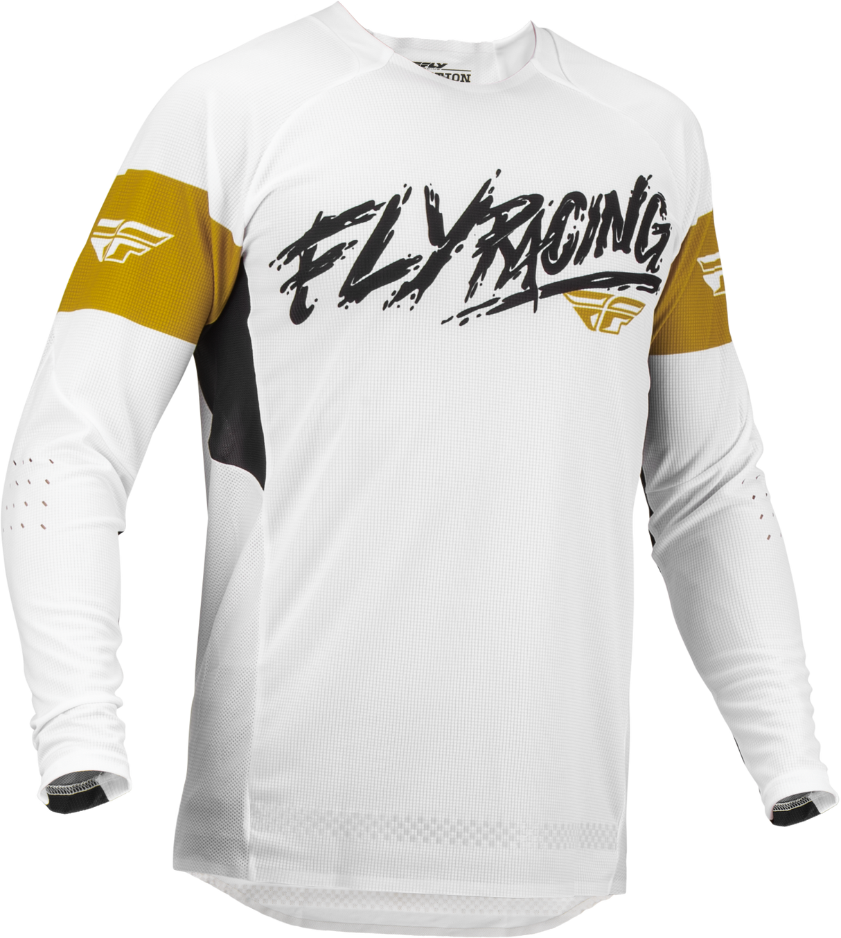 FLY RACING Evolution Dst L.E. Brazen Jersey White/Gold/Black Lg 376-124L