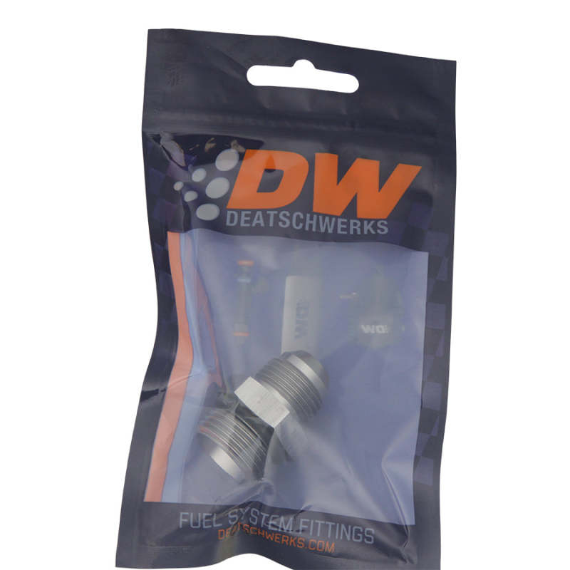 DeatschWerks 10AN ORB Stecker auf 8AN Stecker Flare Adapter (inkl. O-Ring) 06-02-0406