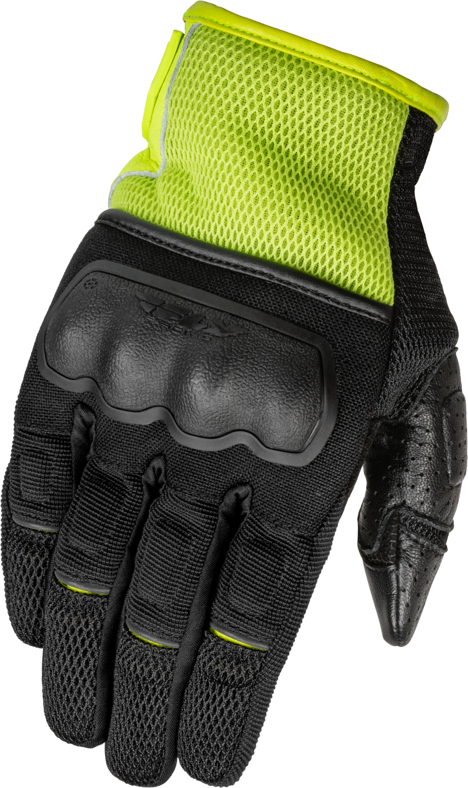 FLY RACING Coolpro Force Gloves Black/Hi-Vis Sm 476-4128S