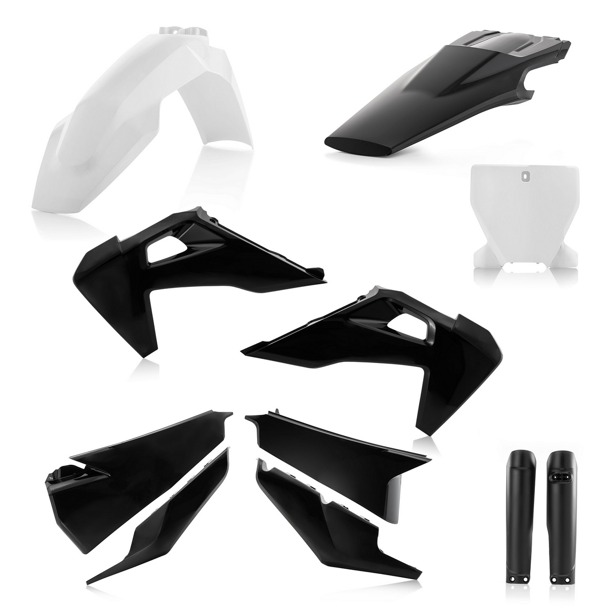 ACERBIS Kompletter Ersatz-Bodykit - Weiß/Schwarz 2726551035 