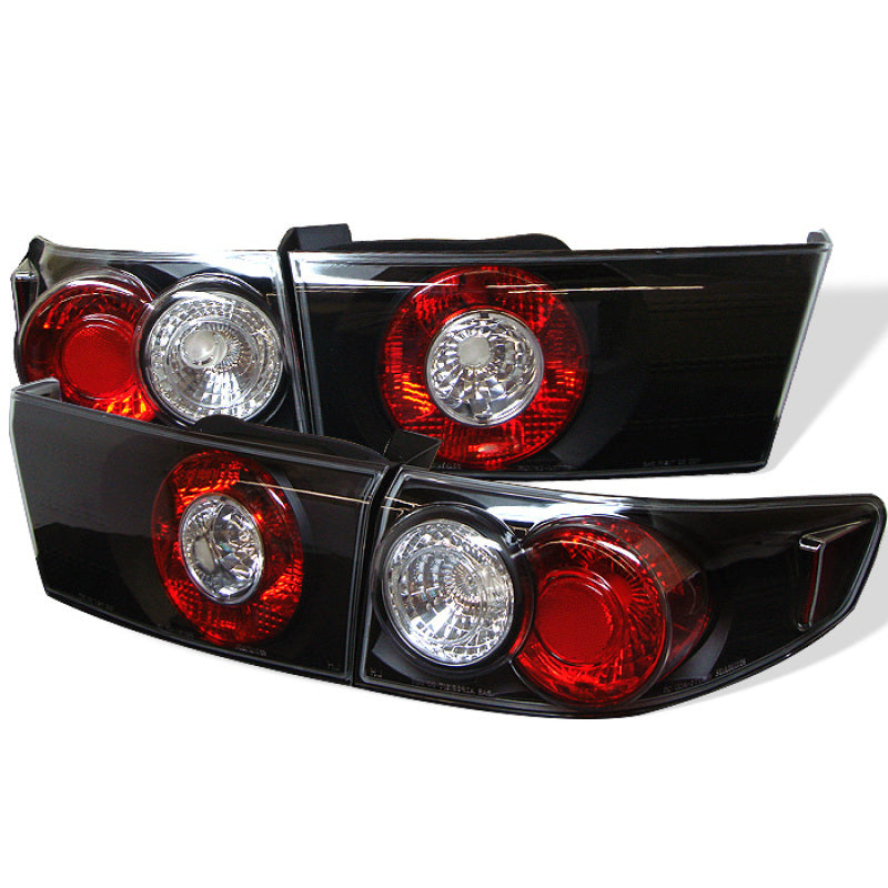 Spyder Honda Accord 03-05 4Dr Euro Style Tail Lights Black ALT-YD-HA03-4D-BK 5003980