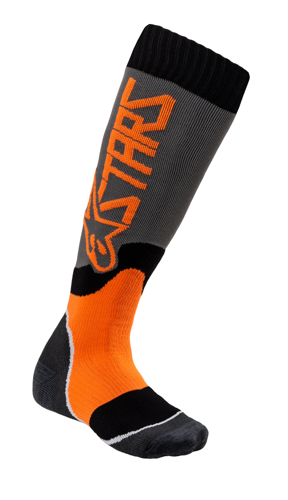 ALPINESTARS Mx Plus-2 Socks Cool Grey/Fluo Orange Youth 4741920-9040-M/L