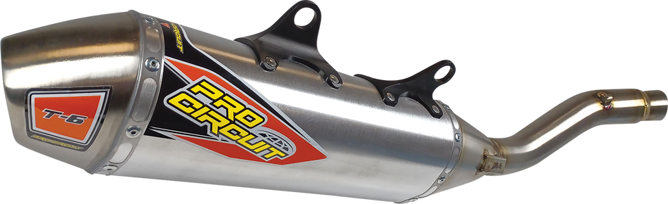PRO CIRCUIT T-6 Slip-On Muffler - Stainless Steel 0152225A