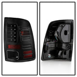 Spyder 13-18 Dodge Ram 2500/3500 LED Tail Lights LED Model Only - All Black (ALT-YD-DRAM13-LED-BKV2) 5085924