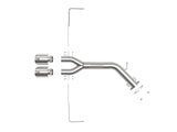 aFe Takeda 3in-2.5in 304 SS Axle-Back Exhaust w/Polished Tip 19-20 Hyundai Veloster I4-1.6L(t) 49-37012-P