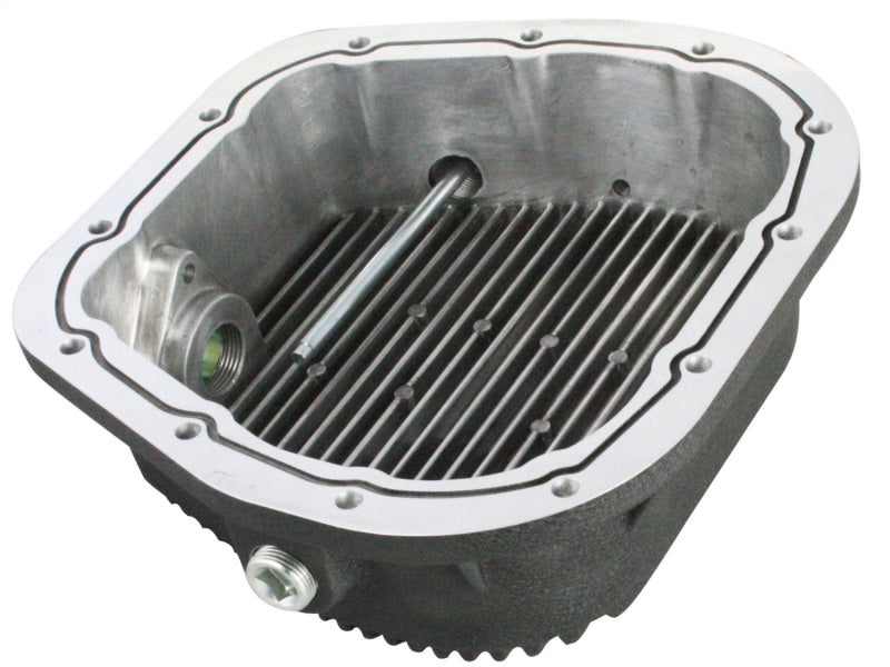 aFe Power Rear Diff Cover (Machined) 12 Bolt 9.75in 97-16 Ford F-150 w/ Gear Oil 6 QT 46-70152-WL