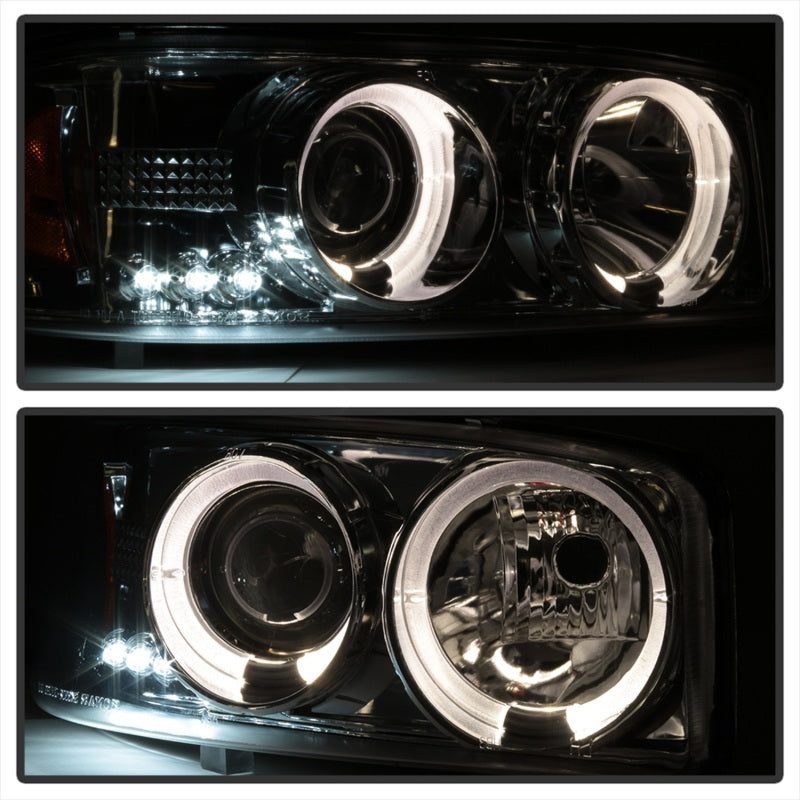 Spyder GMC Sierra 1500/2500/3500 99-06 Projector Headlights LED Halo LED Chrome PRO-YD-CDE00-HL-C 5009364