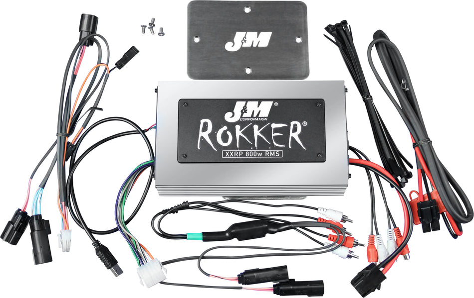 J&MRokker P800w 4-Ch Amp Kit 15-20 FltrJAMP-800HR15-RCP