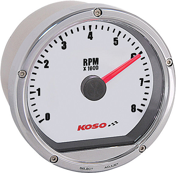 KOSOTnt Tachometer 8000 Rpm Chrome CasingBA035102