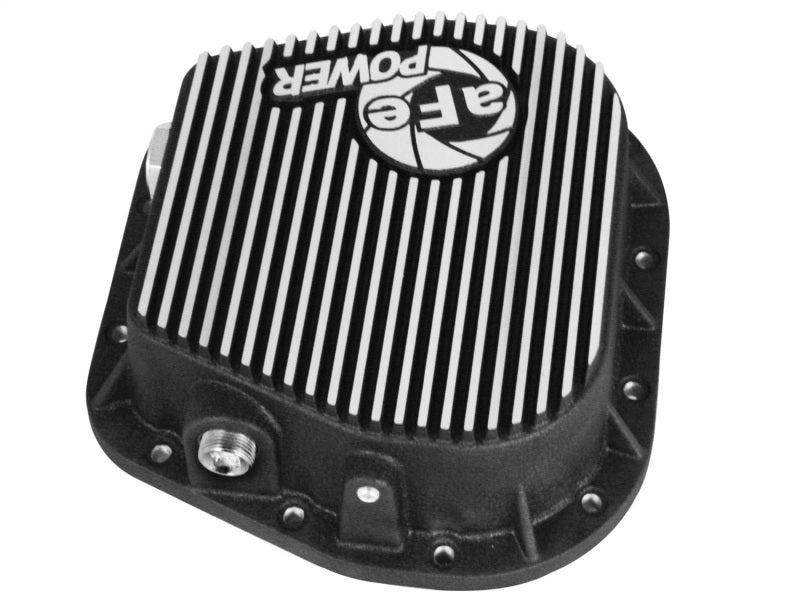 aFe Power Rear Diff Cover (Machined) 12 Bolt 9.75in 97-16 Ford F-150 w/ Gear Oil 6 QT 46-70152-WL