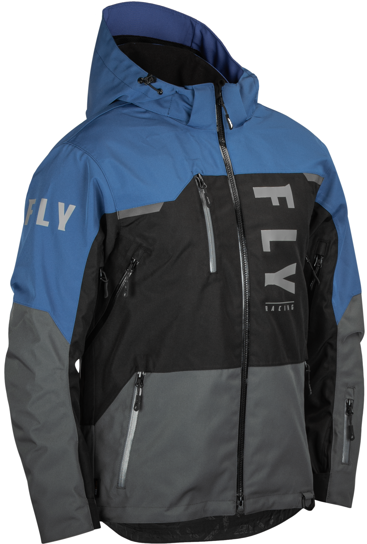 FLY RACING Carbon Jacket Black/Grey/Blue 2x 470-52022X