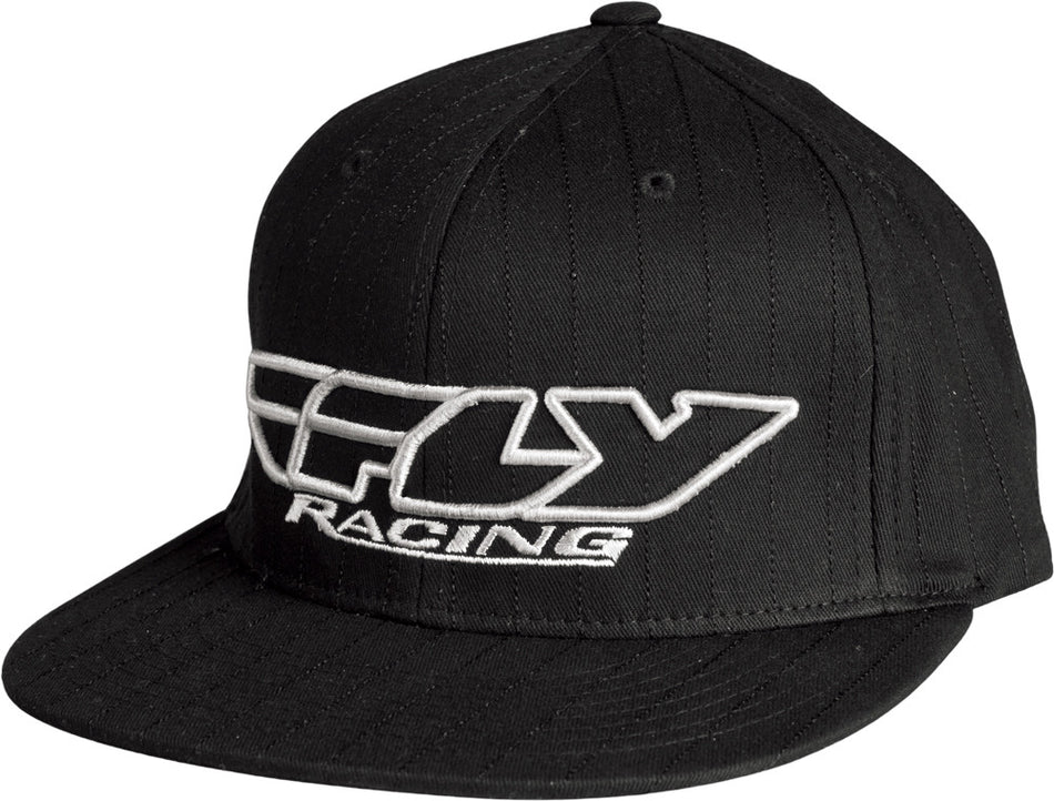 FLY RACING Corp. Pin Stripe Hat Black/Whi Te S/M 351-0150S