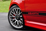 Rally Armor 12-18 Fiat 500 (Pop/Sport/Lounge/Abarth) Black UR Mud Flap w/ Red Logo MF25-UR-BLK/RD