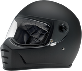 BILTWELL Lane Splitter Helmet - Flat Black - Medium 1004-201-103