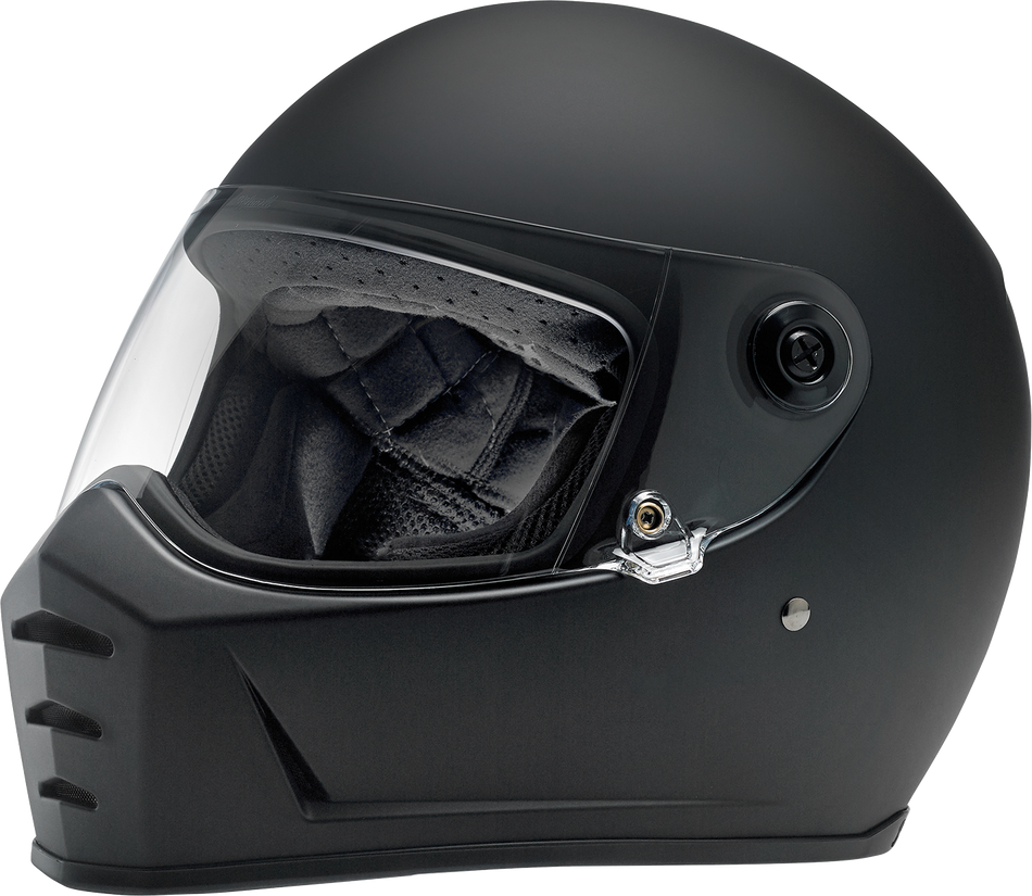 BILTWELL Lane Splitter Helmet - Flat Black - Large 1004-201-104