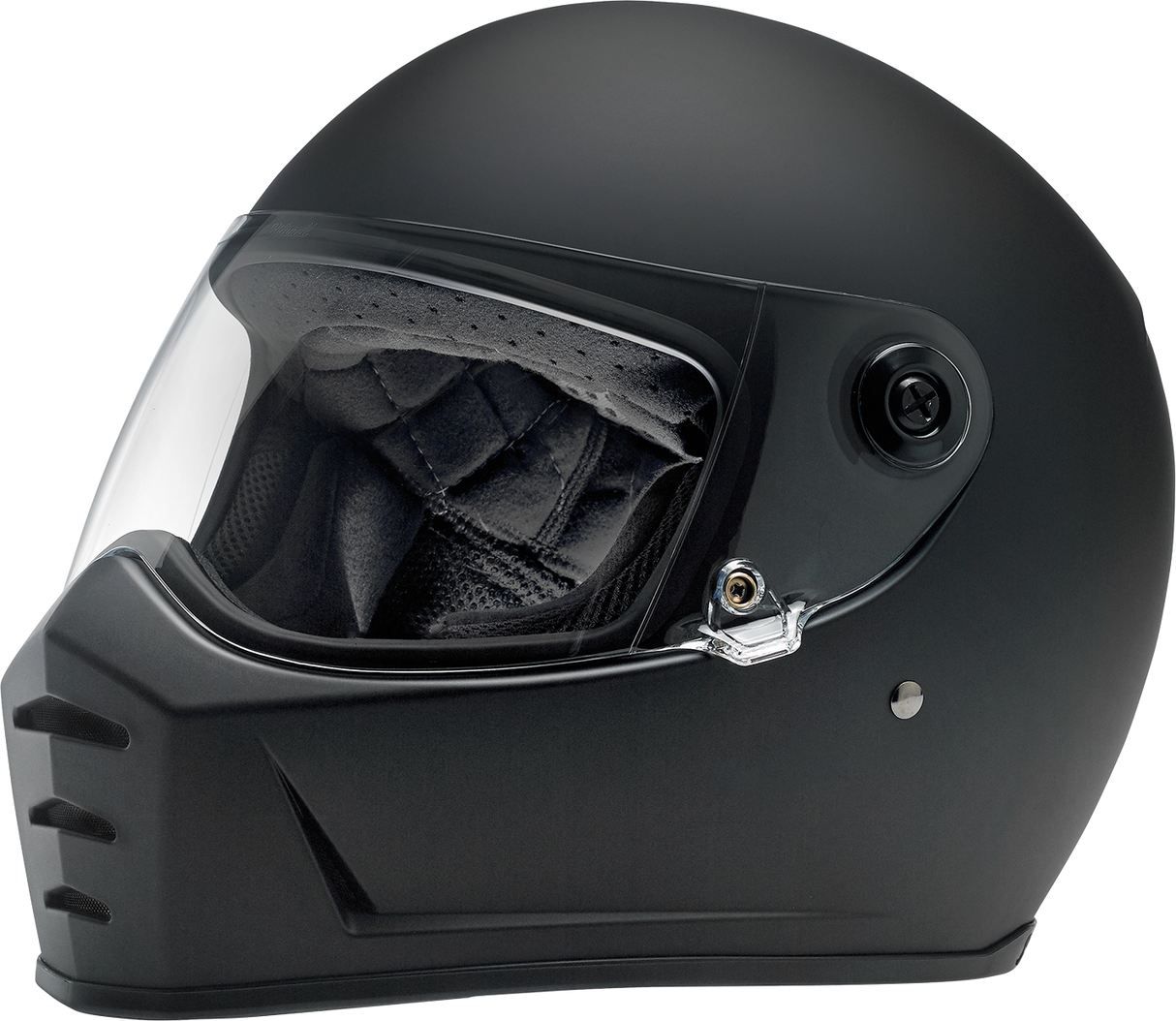 BILTWELL Lane Splitter Helmet - Flat Black - Large 1004-201-104