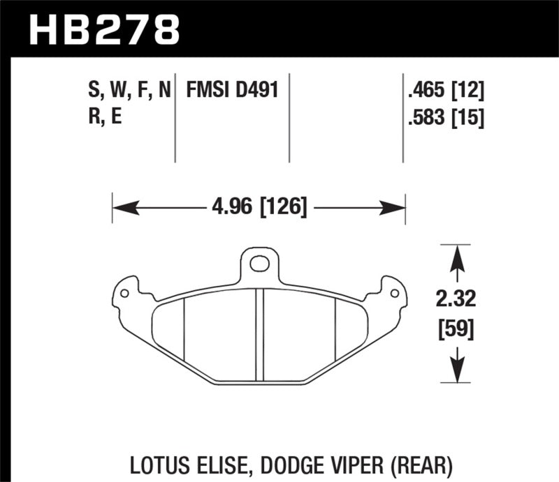 Hawk HPS Street Brake Pads KHB278F.465