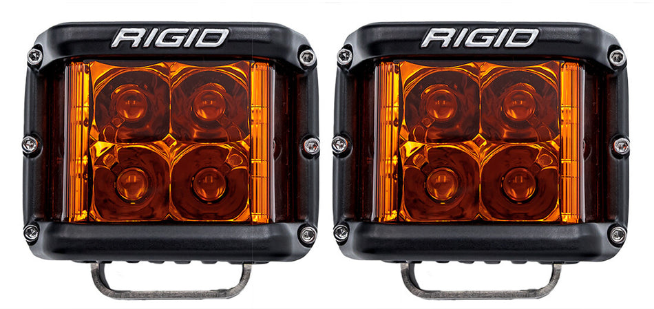 RIGID D-Ss Series Spot Pair Amber Pro 262214