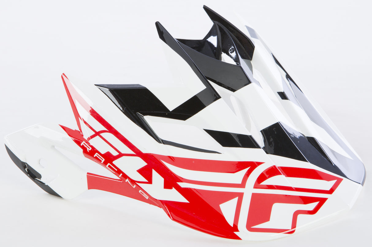 FLY RACING 2013 Default Visor Red/Black/White 73-9110