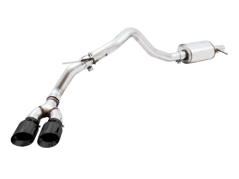 AWE Tuning 2019+ Ford Ranger 0FG Performance Exhaust System w/Diamond Black Tips & Rock Guard 3015-23064