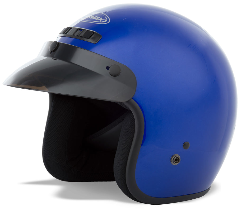 GMAX Gm-2 Open-Face Helmet Blue Lg G102046