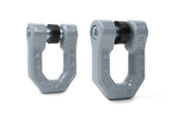 DV8 Offroad Elite Series D-Ring Shackles - Pair (Gray) UNSK-01GR