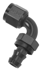 Russell Performance -6 AN Twist-Lok 90 Degree Hose End (Black) 624163