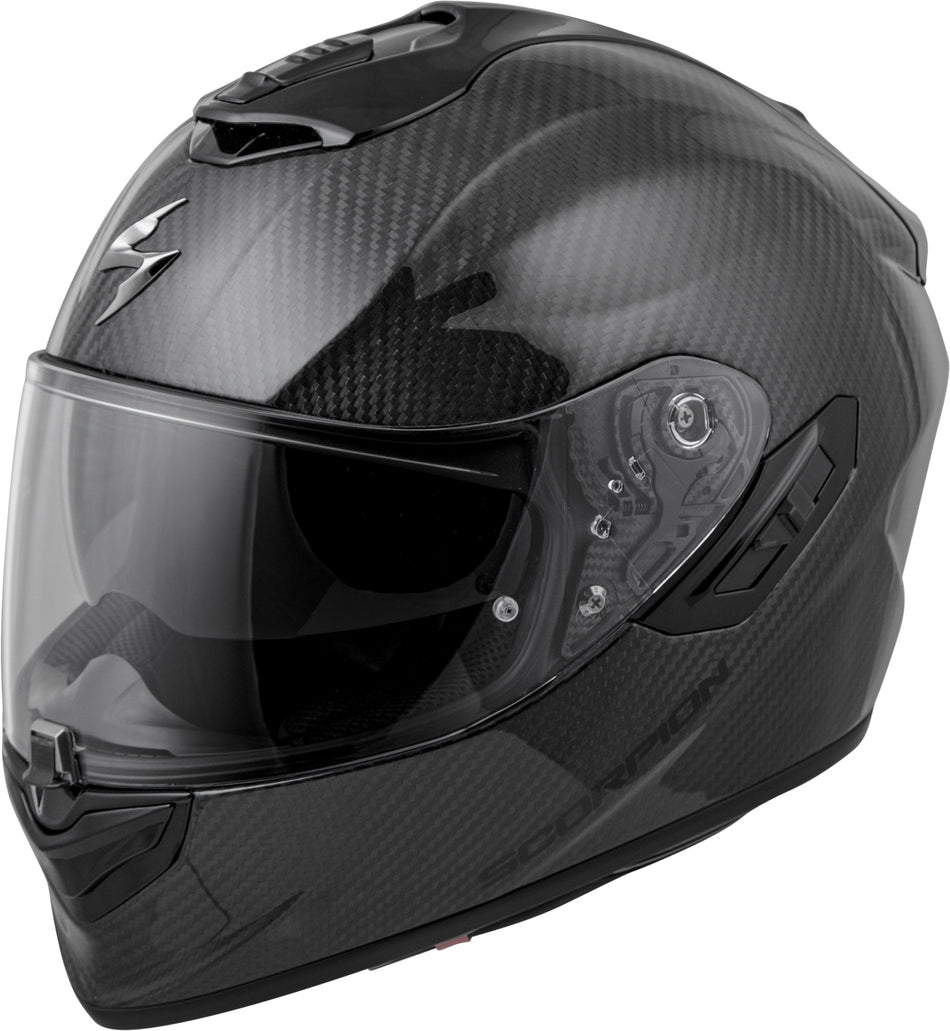 SCORPION EXO Exo-St1400 Carbon Full-Face Helmet Gloss Black 2x 14C-0037