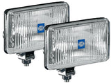 Hella 450 H3 12V SAE/ECE Fog Lamp Kit Clear - Rectangle (Includes 2 Lamps) LA005860601