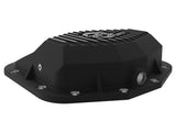 aFe POWER 21-22 Ram1500 TRX Hemi V8 6.2L PRO Series Rear Diff Cover Black w/Machined Fins & Gear Oil 46-71281B