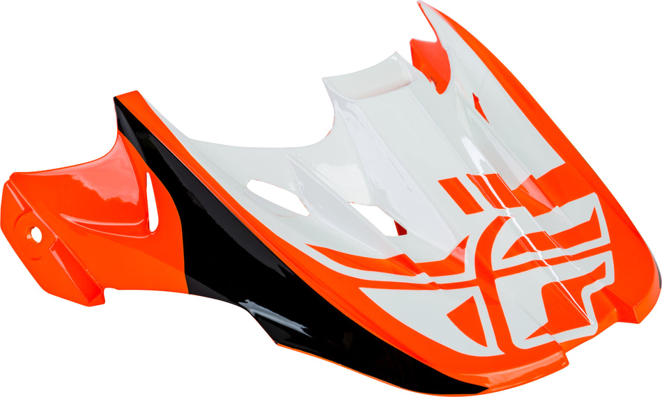 FLY RACING Kinetic Sharp Helmet Visor Orange/Black 73-47963