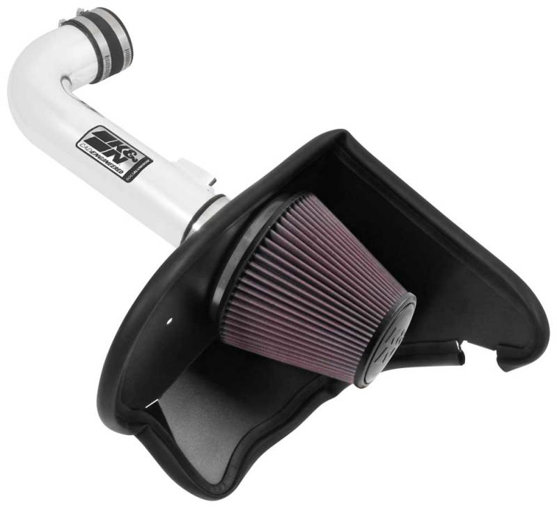 K&N 16-17 Chevy Camaro 3.6L Silver Typhoon Short Ram Intake 69-4535TP