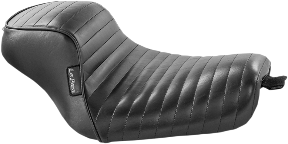 LE PERA Sprocket Solo Seat - Pleated - Black - XL '10+ LK-326PT
